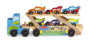 Mega Race-Car Carrier de Melissa & Doug