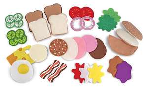 Felt Food Sandwich Set de Melissa & Doug