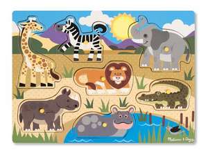 Safari Peg Puzzle de Melissa & Doug