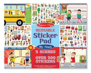 Reusable Sticker Pad - My Town de Melissa & Doug