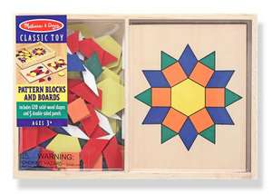 Pattern Blocks and Boards Set de Melissa & Doug