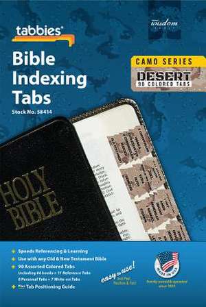 Camo 'Desert' Bible Indexing Tabs de Tabbies