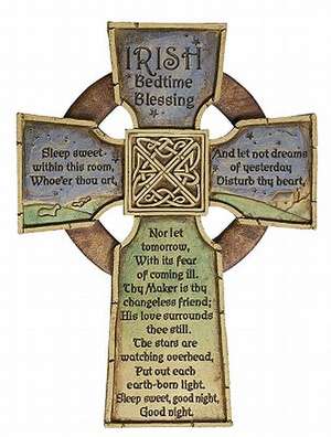 Irish Bedtime Blessing Cross: Collectible Trading Cards