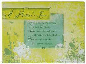 A Mother's Love Cutting Board: Collectible Trading Cards