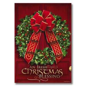 Wreath Christmas Card: Collectible Trading Cards de Abbey Press