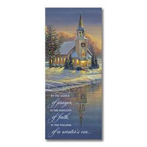 Church Christmas Card: Collectible Trading Cards de Abbey Press