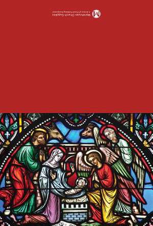 Stained Glass Nativity Christmas Cards [With Envelope] de Morehouse Church Supplies