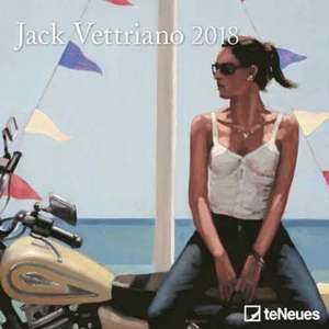 Jack Vettriano 17.5 x 17.5 Mini Grid Calendar 2018