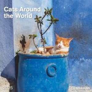 Cats Around the World 2025 - Wand-Kalender - Broschüren-Kale