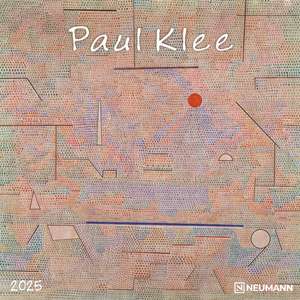 Paul Klee 2025 Broschürenkalender, 30x30cm, Wandkalender mit Abbildungen von Paul Klee, Mondphasen, viel Platz für Notizen und internationale Feiertage/Kalendarium de Neumann