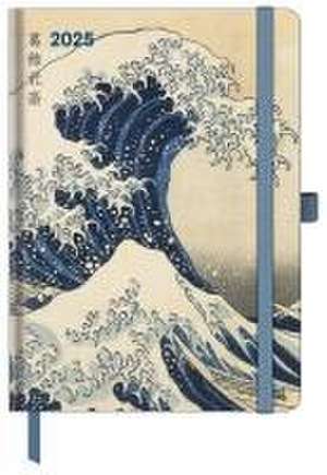 Hokusai 2025 - Buchkalender - Taschenkalender - Kunstkalender - 16x22 de Neumann Verlage