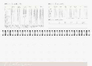 rido/idé 7036331005 Querterminbuch Modell Young Line (2025) "Wild Flowers"| 2 Seiten = 1 Woche| 297 × 105 mm| 128 Seiten| Leinen-Einband| mint