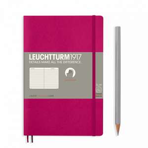 Agendă Leuchtturm Notes Paperback (B6+): Berry, pagini liniate