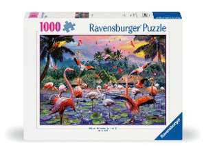 Adult puzzle 1000 Teile - Pinke Flamingos