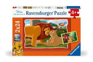 Children's puzzle 2x24 Teile - Disney Der König der Löwen - Kreis des Lebens