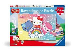 Children's puzzle 2x24 Teile - Hello Kitty - Die besten Freunde