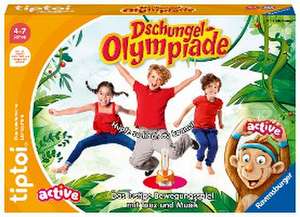 Ravensburger tiptoi® ACTIVE Spiel 00129, Dschungel-Olympiade, Bewegungsspiel ab 4 Jahre für 1-6 Spieler de Kai Haferkamp