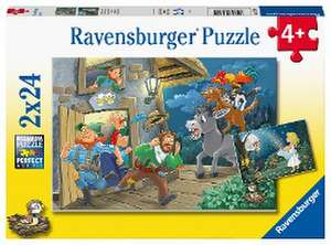 Ravensburger Kinderpuzzle - 05719 Märchenstunde - 2x24 Teile Puzzle für Kinder ab 4 Jahren