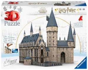 Ravensburger 3D Puzzle 11259 - Harry Potter Hogwarts Schloss - Die Große Halle - 540 Teile - Für alle Harry Potter Fans ab 10 Jahren