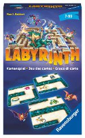 Ravensburger - Labyrinth Kartenspiel 20849 - Der Familienklassiker für 2 - 6 Spieler - Spiel für Kinder ab 7 Jahren de Max Kobbert