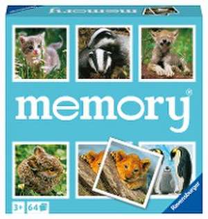 Ravensburger memory® Tierkinder - 20879 - der Spieleklassiker für Tier-Fans, Merkspiel für 2-8 Spieler ab 3 Jahren de William H. Hurter