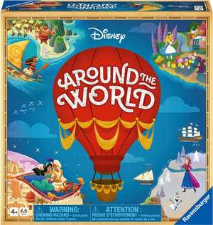 Ravensburger 22379 - Disney Around the World - Das himmlische Lauf- und Sammelspiel für 2-4 Spieler ab 4 Jahren mit den beliebtesten Disney Charakteren und Welten de Marisa Peña