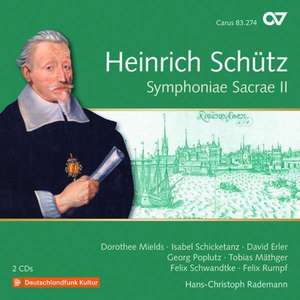 Symphoniae Sacrae II (Schütz-Ed.Vol.18) de Mields/Schicketanz/Erler/Poplutz/Rademann