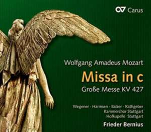 Missa in C KV 427 de Wegener/Harmsen/Balzer/Bernius/Kammerchor Stuttg.