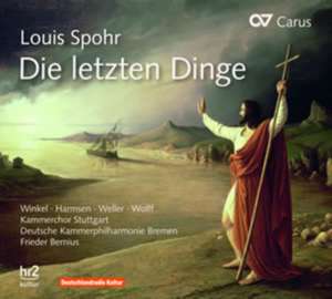 Die letzten Dinge-The last Judgment de Bernius/Winkel/Kammerchor Stuttgart