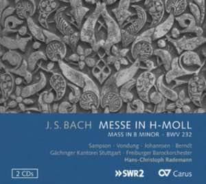 h-moll Messe BWV 232 de H-C. Sampson/Vondung/Gächinger Kantorei/Rademann