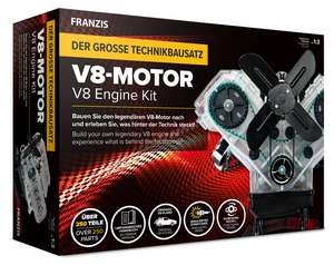 Der große Technikbausatz V8-Motor de FRANZIS