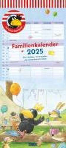 DUMONT - Der kleine Rabe Socke 2025 Familienkalender, 22x49,5cm, Planer mit 5 Spalten für die ganze Familie, Jahresübersicht 2026 und Schulferientabelle, deutsches Kalendarium de Nele Moost