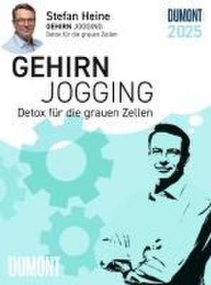 Stefan Heine Gehirnjogging 2025 Tagesabreißkalender - 11,8x15,9 - Rätselkalender - Knobelkalender - Tischkalender de Stefan Heine