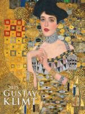 Gustav Klimt 2025 - Bild-Kalender 42x56 cm - Kunst-Kalender - Metallicfolienveredelung - Wand-Kalender - Malerei - Alpha Edition de Alpha Edition