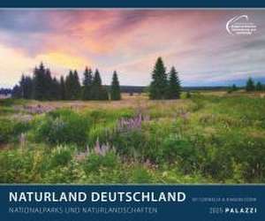 PALAZZI - Naturland Deutschland 2025 Wandkalender, 60x50cm, Posterkalender mit schönen Bildern aus Nationalsparks und Naturschutzgebieten, Felder, Wiesen und Wälder, internationales Kalendarium de PALAZZI Kalender