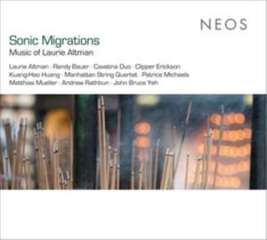 Sonic Migrations de Clipper/Manhattan String Quartet Erickson