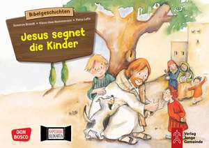 Jesus segnet die Kinder. Kamishibai Bildkartenset de Susanne Brandt