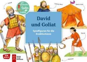 David und Goliat. Spielfiguren für die Erzählschiene. de Petra Lefin