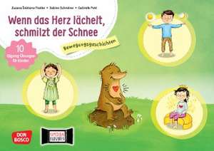 Wenn das Herz lächelt, schmilzt der Schnee 10 Qigong-Übungen für Kinder. Kamishibai Bildkartenset de Sabine Schreiner