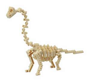 Nanoblock Brachiosaurus skeleton // Mini Series NANOBLOCK