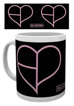 BLACK PINK - Mug - 320 ml - Heart Icon - subli - box