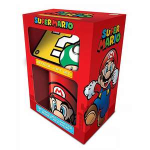 SUPER MARIO (MARIO) MUG COASTER KEYCHAIN GIFT SET