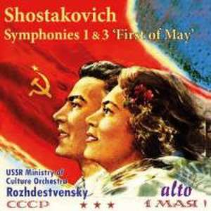 Sinfonien 1 & 3 de Roshdestwenskij/The USSR Minsistry of Culture SO