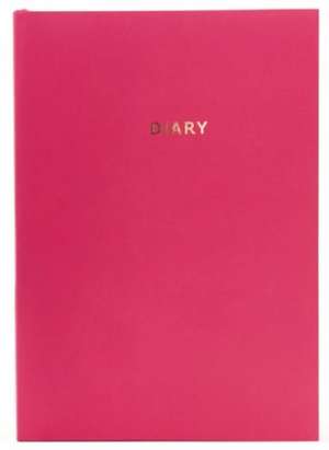 COLOURBLOCK A5 UNDATED DIARY WTV CERISE