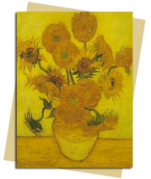 Sunflowers (Van Gogh) Greeting Card: Pack of 6