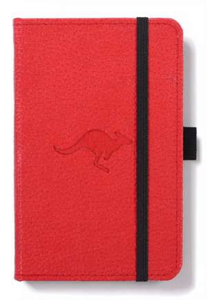 Dingbats A6 Pocket Wildlife Red Kangaroo Notebook - Graphed