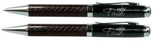 Carbon Fiber Pen Set: Faith [Blk]