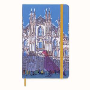 Moleskine I Am Milan Limited Edition Large Ruled Hardcover Notebook de Moleskine