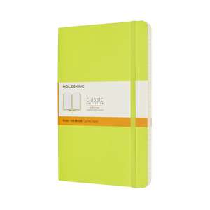 Moleskine Large Ruled Softcover Notebook: Lemon Green