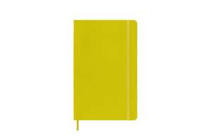 Moleskine Large Ruled Hardcover Silk Notebook: Hay Yellow de Moleskine